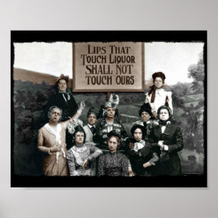 Póster Prohibición de las mujeres