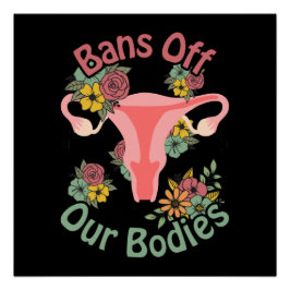 Póster Prohibición de nuestros cuerpos