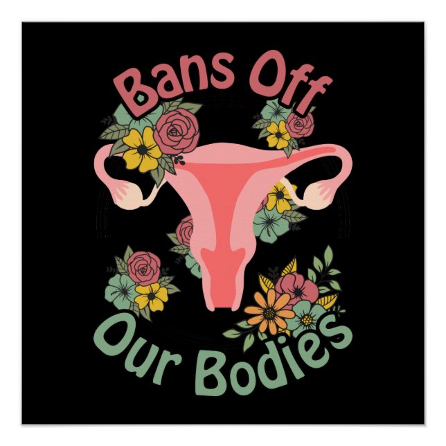 Póster Prohibición de nuestros cuerpos (Anverso)