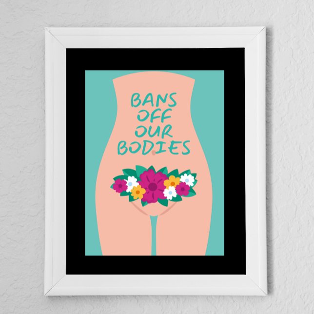 Póster Prohibición de nuestros cuerpos Aqua (Subido por el creador)