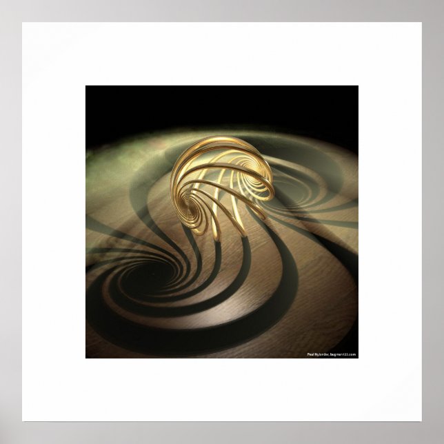 Póster Projection of Light through Loxodrome (Frente)