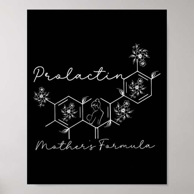 Póster Prolactin Mothers Formula Lactation Nurse Labor An (Frente)