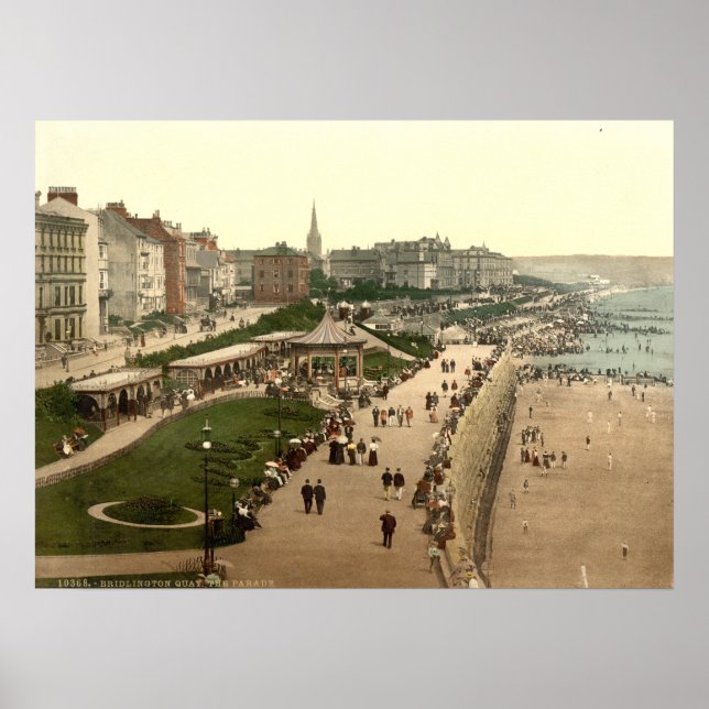 Póster Promenade, Bridlington, Yorkshire, Inglaterra (Frente)