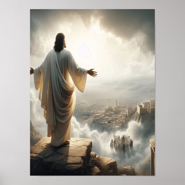 Póster Promesa cumplida a través de la puerta del cielo (Frente)