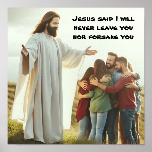 Póster Promesas fieles de Jesús un poster (Frente)