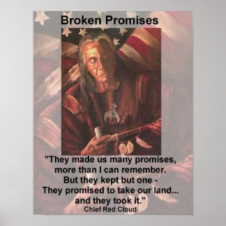 Póster promesas rotas