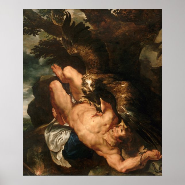 Póster Prometheus Bound por Peter Paul Rubens - Poster (Frente)