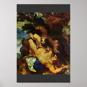 Póster Prometheus Bound Por Rubens Peter Paul