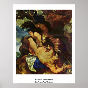 Póster PROMETHEUS encadenado de Peter Paul Rubens
