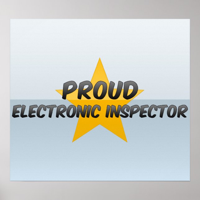 Póster Prometido Inspector Electrónico (Frente)