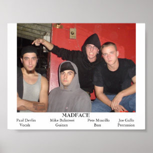 PÓSTER PROMO DE MADFACE