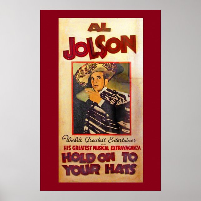 Póster Promo del Teatro Al Jolson (Frente)
