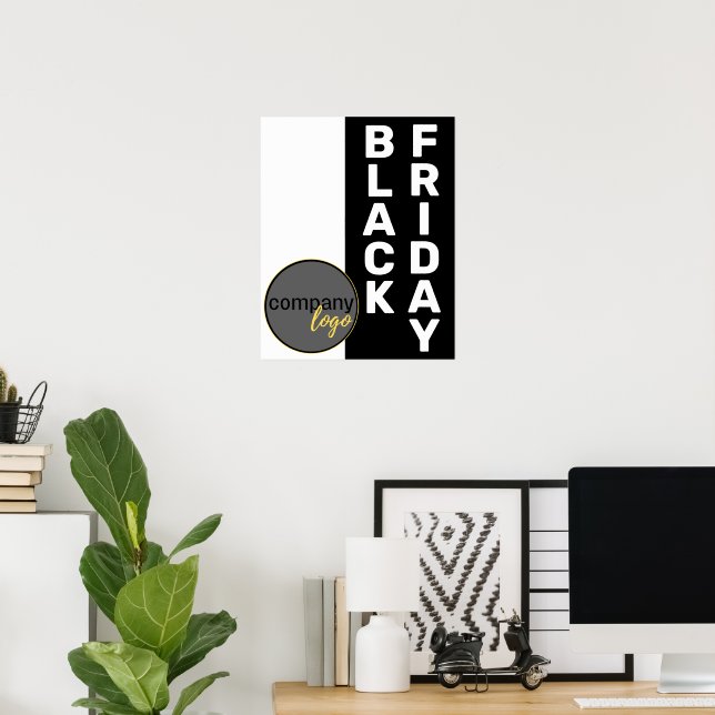 PÓSTER PROMOCIÓN DE COMPRAS DE LOGOTIPO DE NEGOCIOS DEL V (Oficina en casa)