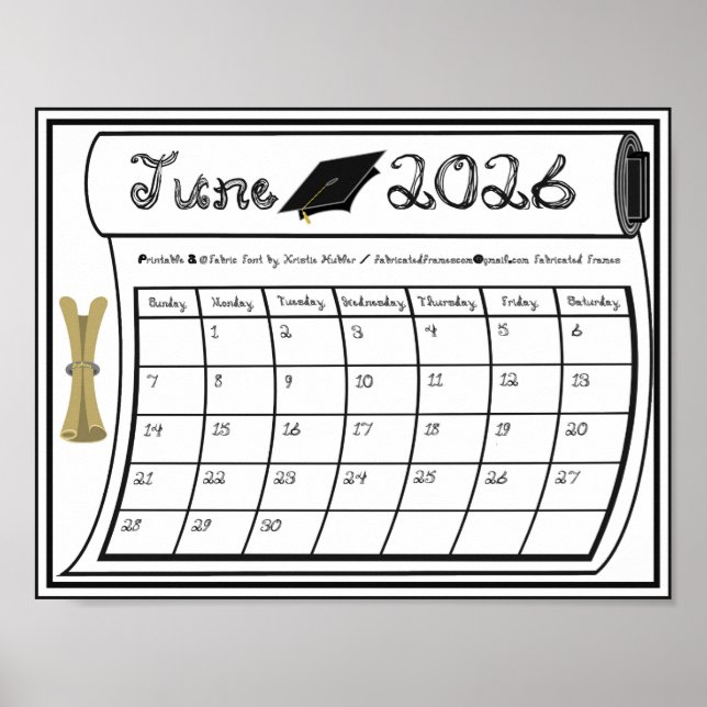 Póster Promoción de la Escuela de Junio de 2026 Fuente de (Frente)