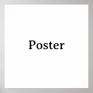 Póster Promoción de Marca Simple Estándar Semi-Brillo 16"