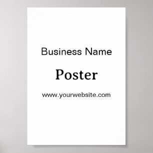 Póster Promoción de Marca Simple Estándar Semi Brillo 5"