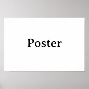 Póster Promoción de Marca Simple Estándar Semibrillante 1