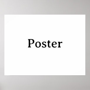 Póster Promoción de Marca Simple Estándar Semibrillante 2