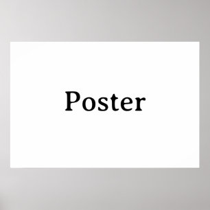 Póster Promoción de Marca Simple Estándar Semibrillante 3