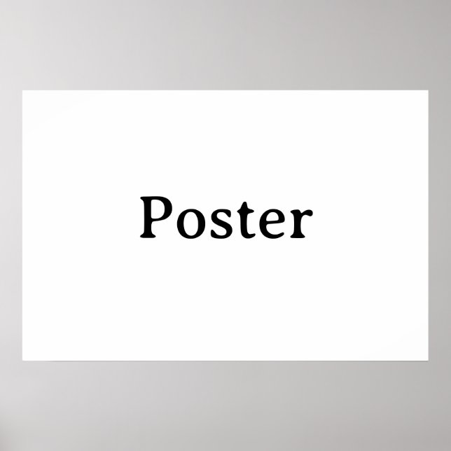 Póster Promoción de Marca Simple Estándar Semibrillante 3 (Frente)