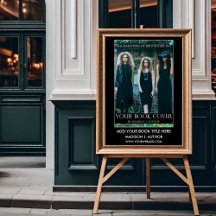 Promoción de portada de libro de autor de escritor