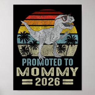 Póster Promocionado A Mamá Partido De Familia De Dinosaur