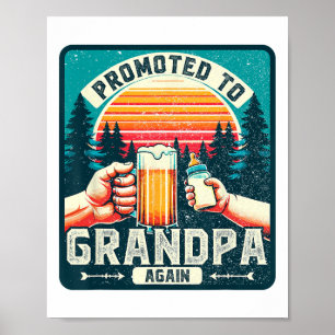 Póster Promocionado al abuelo de nuevo