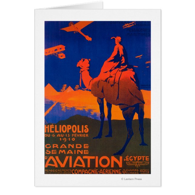 Poster Promocional de Aerolíneas Francesas (Frente)