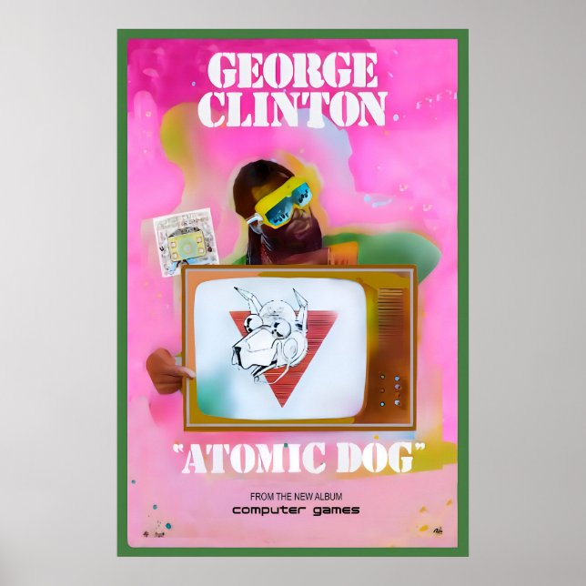 Póster promocional de George Clinton Computer Game (Frente)