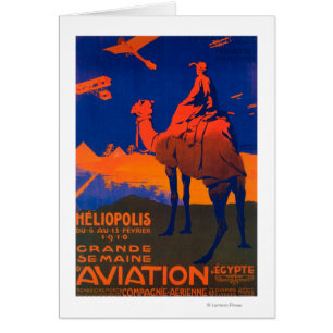 Poster promocional de la línea aérea francesa