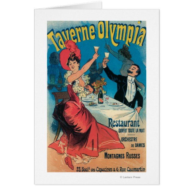 Poster Promocional de Taverne Olympia (Frente)