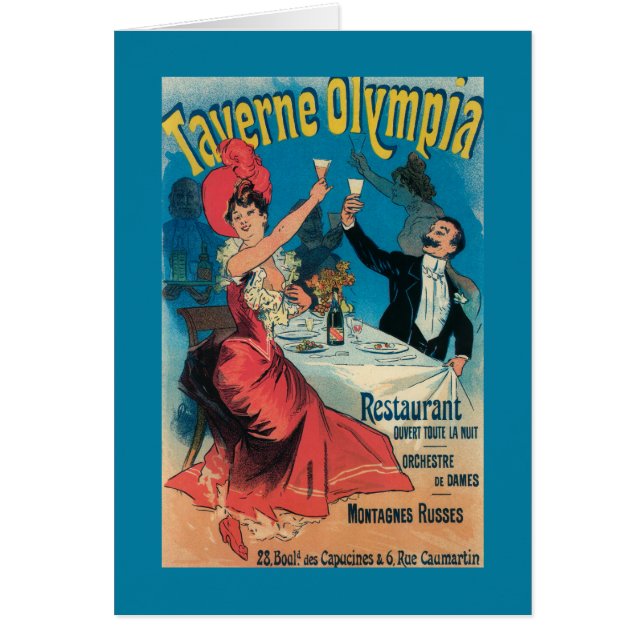 Poster Promocional de Taverne Olympia (Frente)