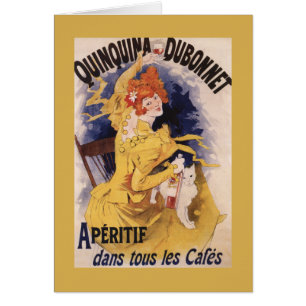 Poster promocional del aperitivo de Quinquina