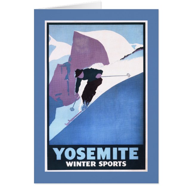 Poster promocional del esquí de invierno (Frente)