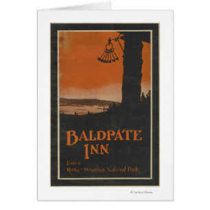Poster promocional del mesón del Baldpate # 2