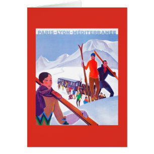 Poster promocional ferroviario de PLM