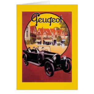 Poster promocional Peugeot Automobile