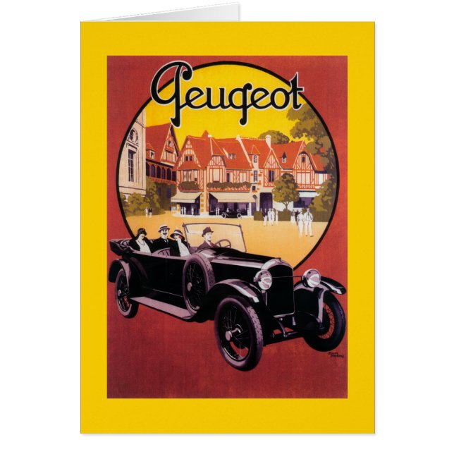 Poster promocional Peugeot Automobile (Frente)