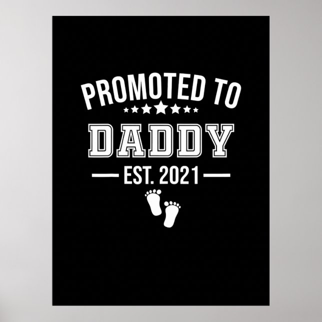 Póster Promoted To Daddy 2021 First Time Fathers (Frente)
