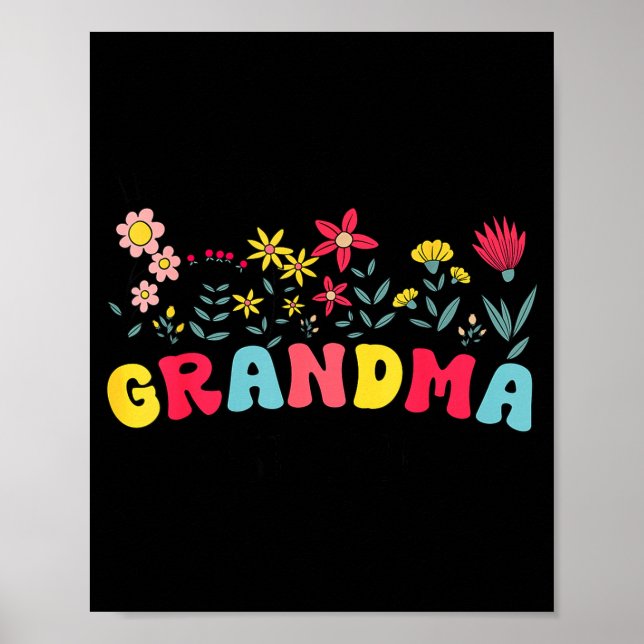 Póster Promoted To Grandma Est 2026 Soon To Be New Grandm (Frente)