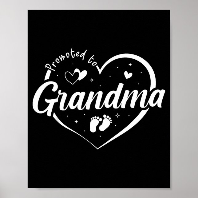 Póster Promoted To Grandma Soon To Be Grandmom New Gigi F (Frente)