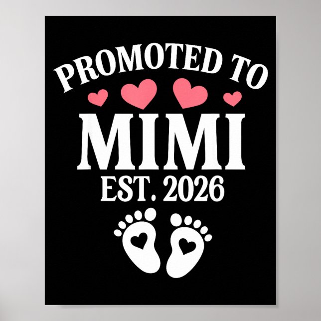 Póster Promoted To Mimi 2026 Proud Mimi 2026 Announcement (Frente)