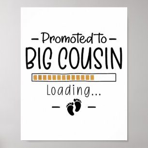 Póster Promovido A Gran Primo - Primer Anuncio De Embaraz