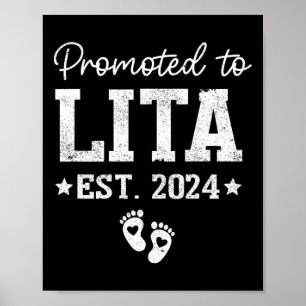 Póster Promovido A Lita 2024 Para Embarazo Ba