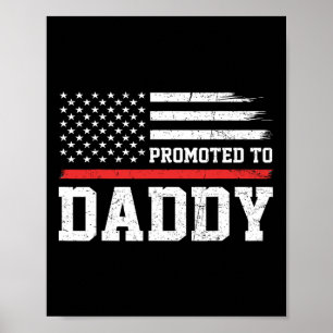 Póster Promovido A Papi Día De Los Padres Bomberos Y Más