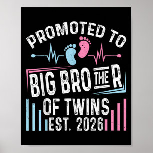Póster Promovido Al Gran Hermano De Gemelos Est 2026 Baby