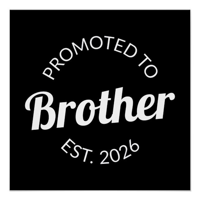 Póster Promovido Al Hermano Este. I 2026 (Anverso)