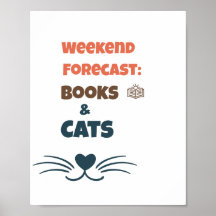 Pronóstico de fin de semana Libros y Gatos