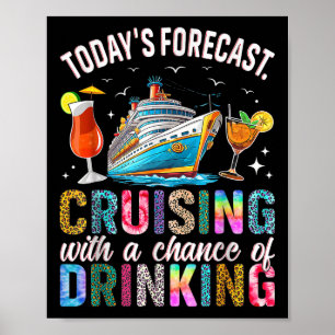 Póster Pronóstico de Hoy Navegando Con Posibilidad de Beb