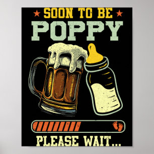 Póster Pronto a ser Ppy Est 2025 Anuncio de Embarazo L